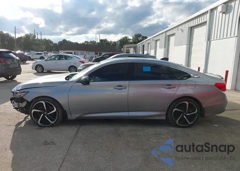 2021 Honda Accord Sport из США, поврежденный, VIN 1HGCV1F30MA123269